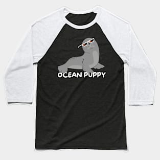 Sea Lion Ocean Puppy Baseball T-Shirt